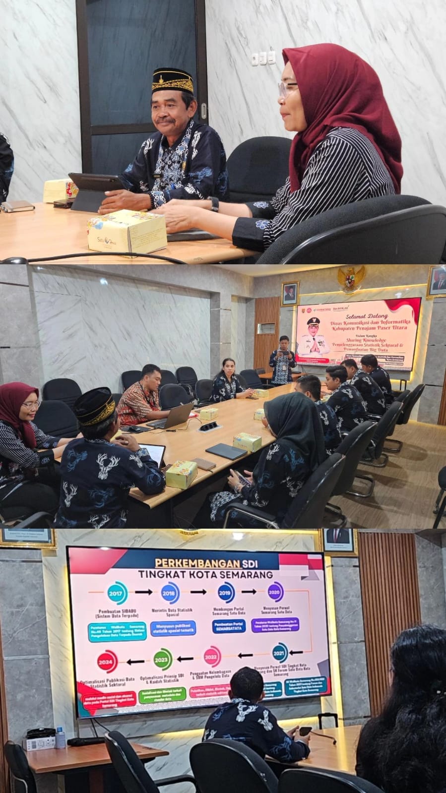 DISKOMINFO Kota Semarang Terima Kunjungan Studi Tiru dari DISKOMINFO Kabupaten Penajam Paser Utara